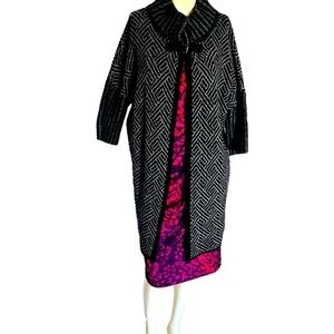 Chiaramente Italian Wool Blend long Cardigan Sweater